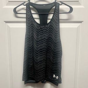 🖤🤍 Under Armour Black & Silver Tank Top!!